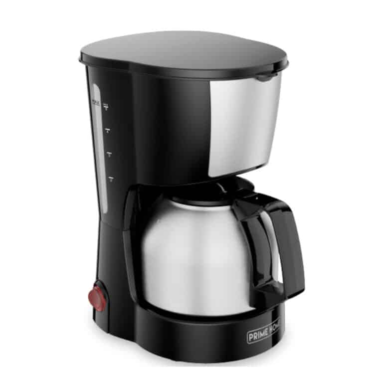 Prime Home Cafetera 5 Tazas Jarra de Acero Inoxidable CM5SSB