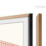 Samsung 50 The Frame Marco Madera Clara VG-SCFA50TKBRU