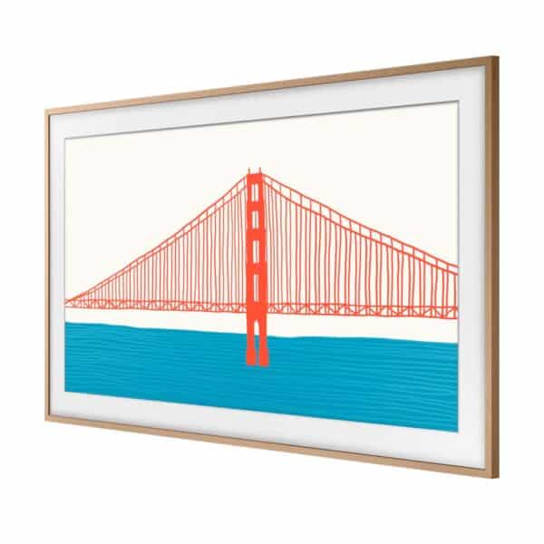 Samsung 55 The Frame Marco Madera Clara VG-SCFA55TKBRU