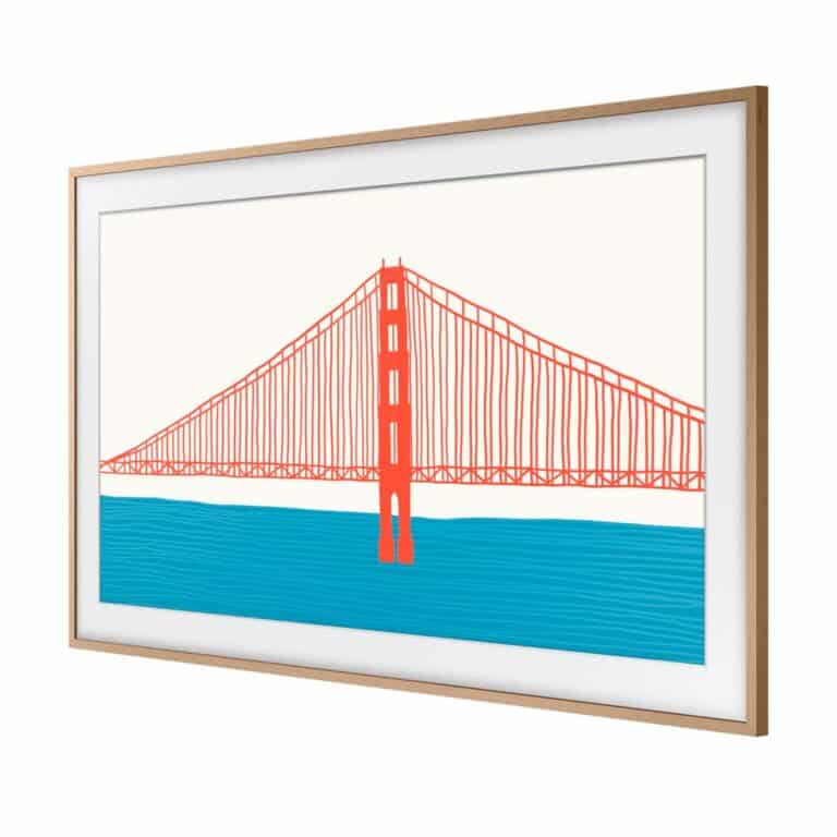 Samsung 55 The Frame Marco Madera Clara VG-SCFA55TKBRU