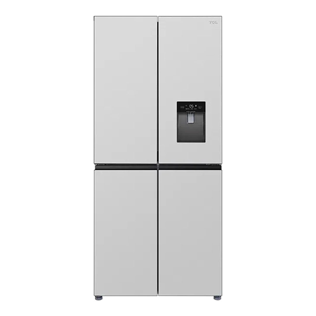 TCL Nevera Cross Door 424 Lts P460CDC, Water Dispenser, Crystal Grey (1) TCL Nevera Cross Door 424 Lts P460CDC, Water Dispenser, Crystal Grey