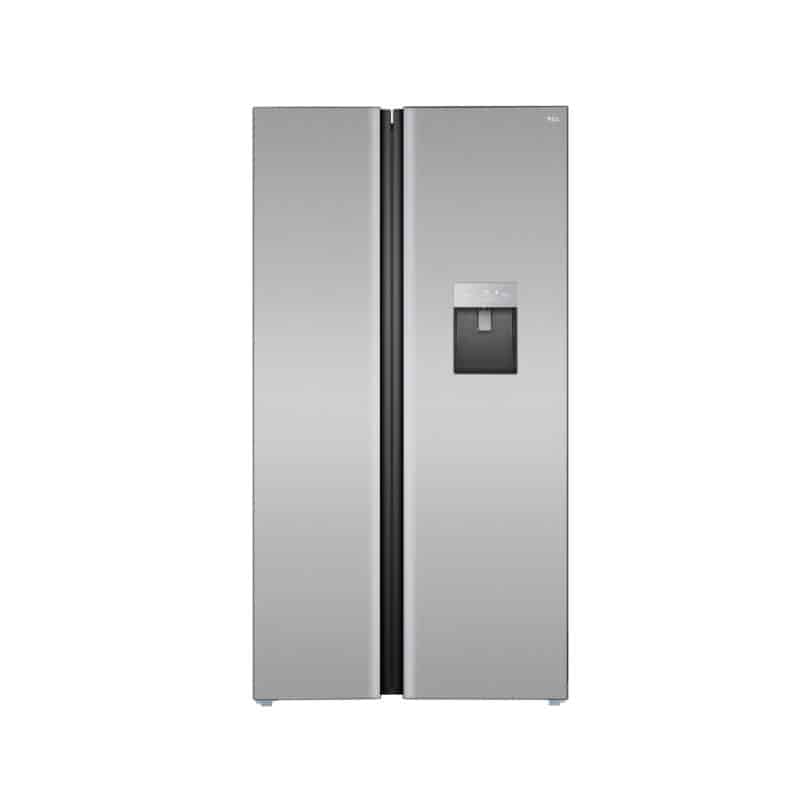 TCL Refrigerador Side by Side 595 Lts P650SBC, Water Dispenser, Crystal Grey