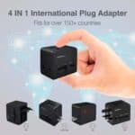 Argom Tech Adaptador de viaje universal con puertos PD y USB QC3.0 ARG-AC-0298BK (4)