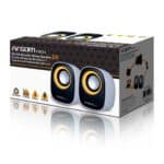Argom Tech Altavoces Estéreo Multimedia Eko 2.0 ARG-SP-1020 Blanco (4)