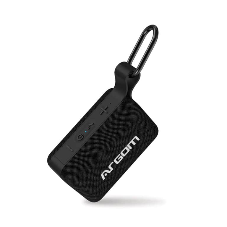 Argom Tech Altavoz inalámbrico portátil BoogieLink con resistencia al agua IPX5 ARG-SP-3110BK Negro (2)