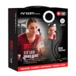 Argom Tech Aro de luz LED SpotLight 9300 de 3,5 con abrazadera ARG-LP-9300BK (1)
