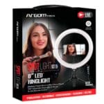Argom Tech Aro de luz LED SpotLight 9315 de 8 con mini trípode ARG-LP-9315BK (3)