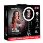 Argom Tech Aro de luz LED SpotLight Pro 9320 de 10 con trípode completo ARG-LP-9320BK (1)
