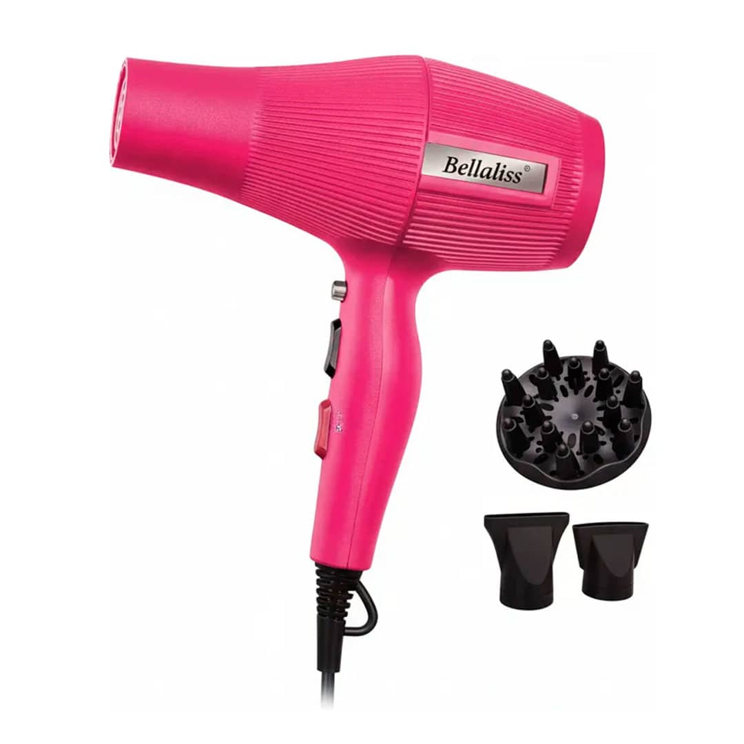 BellaLiss Pro Hair Dryer 2000W BELLA-6740 Pink BellaLiss Pro Hair Dryer 2000W BELLA-6740 Pink