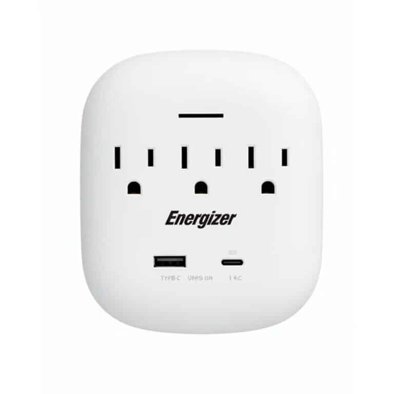 Energizer Regleta Ovalada YB-103-2U-P, 3 Tomas