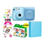 Fujifilm Intax Mini 12 + 50 Paper (Combo A), Blue (1) (1)