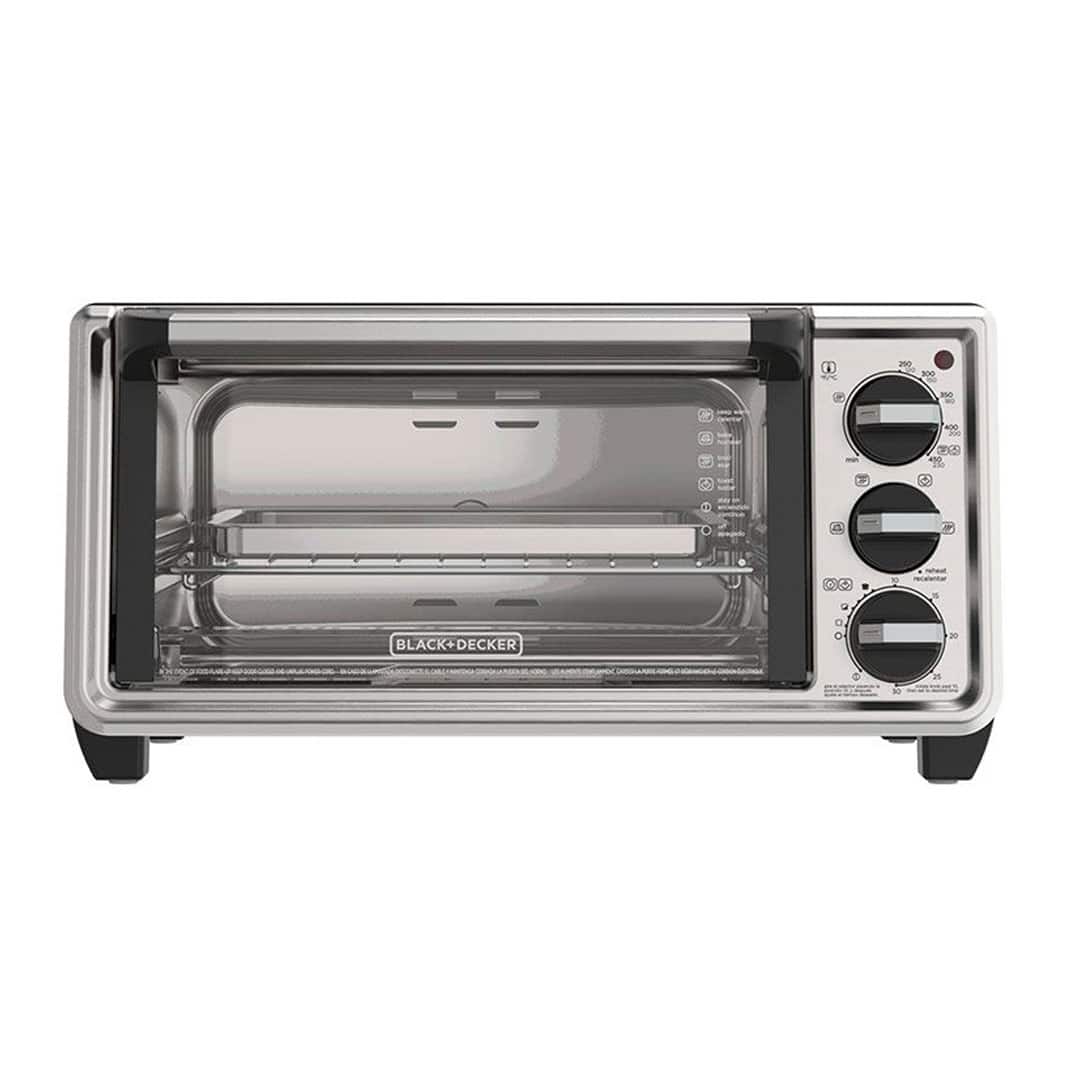 Horno Tostador Black+Decker - 4 Rebanadas / Negro - TO4130-0SDLA Horno Tostador Black+Decker - 4 Rebanadas / Negro - TO4130-0SDLA