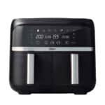 Oster Freidora de Aire Dual con Recubrimiento Antiadherente DiamondForce, 2 Canastas, 7,6 Lt, Negro, CKSTAF7MCDDF (1)