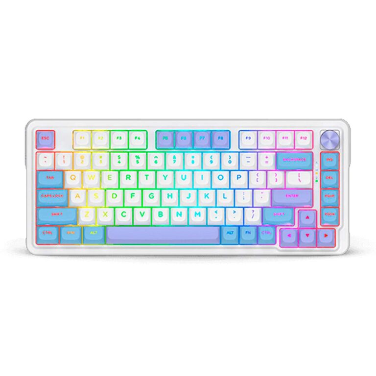 Redragon UCAL K673WBP-RGB-MAX 75% MOA Keycaps Wireless RGB Gaming Keyboard (3)