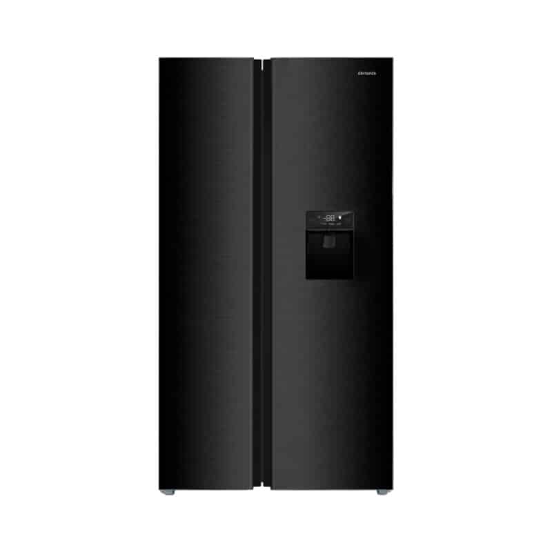 Aiwa Refrigeradora Side by Side (AWHSSTC52001), 19 CuFt, Dispensador de agua, Black (1)