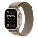 Apple Watch Ultra 2 (GPS + Cellular) 49mm, (MRF03LLA) Titanium Olive Alpine Loop L (1)
