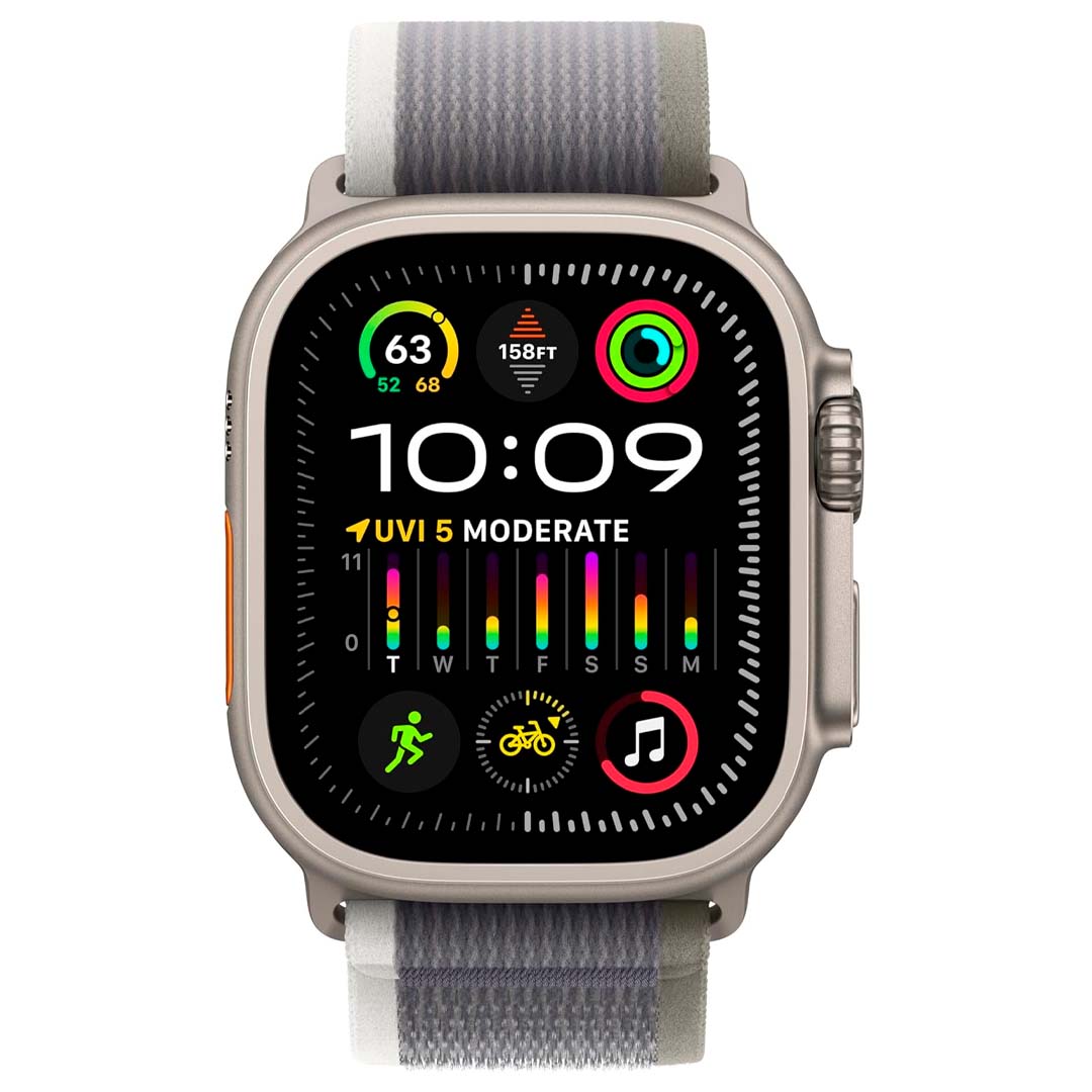 Apple Watch Ultra 2 (GPS + Cellular) 49mm, (MRF43LWA), Titanium GreenGray TL ML (2) Apple Watch Ultra 2 (GPS + Cellular) 49mm, (MRF43LWA), Titanium GreenGray TL ML (3)