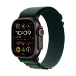 Apple Watch Ultra 2 (GPS + Cellular) 49mm, (MX4Q3LWA) Black Titanium Dark Green Alpine Loop S (2)