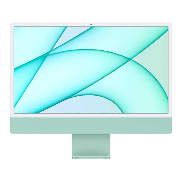Apple iMac (MGPH3EA), 24, M1 Chip, 8-Core CPU 8-Core GPU, 8GB, 256GB, Green (1)