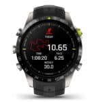 Garmin MARQ Athlete Gen 2 Sapphire (010-02648-40) with Black Silicone Rubber Wactch Strap (1)