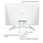 HP 22-dd0224, 21.5, Intel Celeron J4025, 4GB, 128GB SSD, W11 (1)