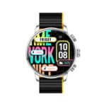 Kieslect Calling Watch Kr2 Stainless steel, Straps Color BlackBlack+Yellow (2)