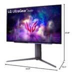 LG 27 Monitor Gaming OLED UltraGear 27GS95QE-B (2560 x 1440) HDR400 True Black, 240 Hz, 0.03 ms (GtG) (4)