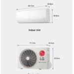 LG Aire Acondicionado DUALCOOL Inverter 18000 BTUh VX182C1 , Wi-Fi, Solo Frío, 220V (1)