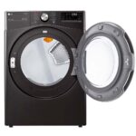 LG Secadora Eléctrica Carga Frontal 7.4p³ TurboSteam ThinQ DF50BV2BRE Negro (4)