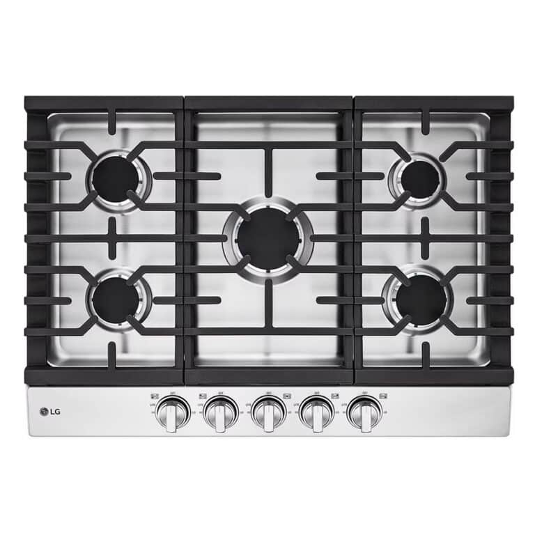 LG Tope a Gas de 36 con Quemador UltraHeat 20.000 BTU CBGJ3623S (1)