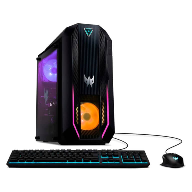 Acer. Predator Orion PO3-630-UR12. Gaming. Core I7-11700F. 16GB. 1TB SSD. NV GeForce RTX3060Ti 8GB. Teclado+Mouse (1)