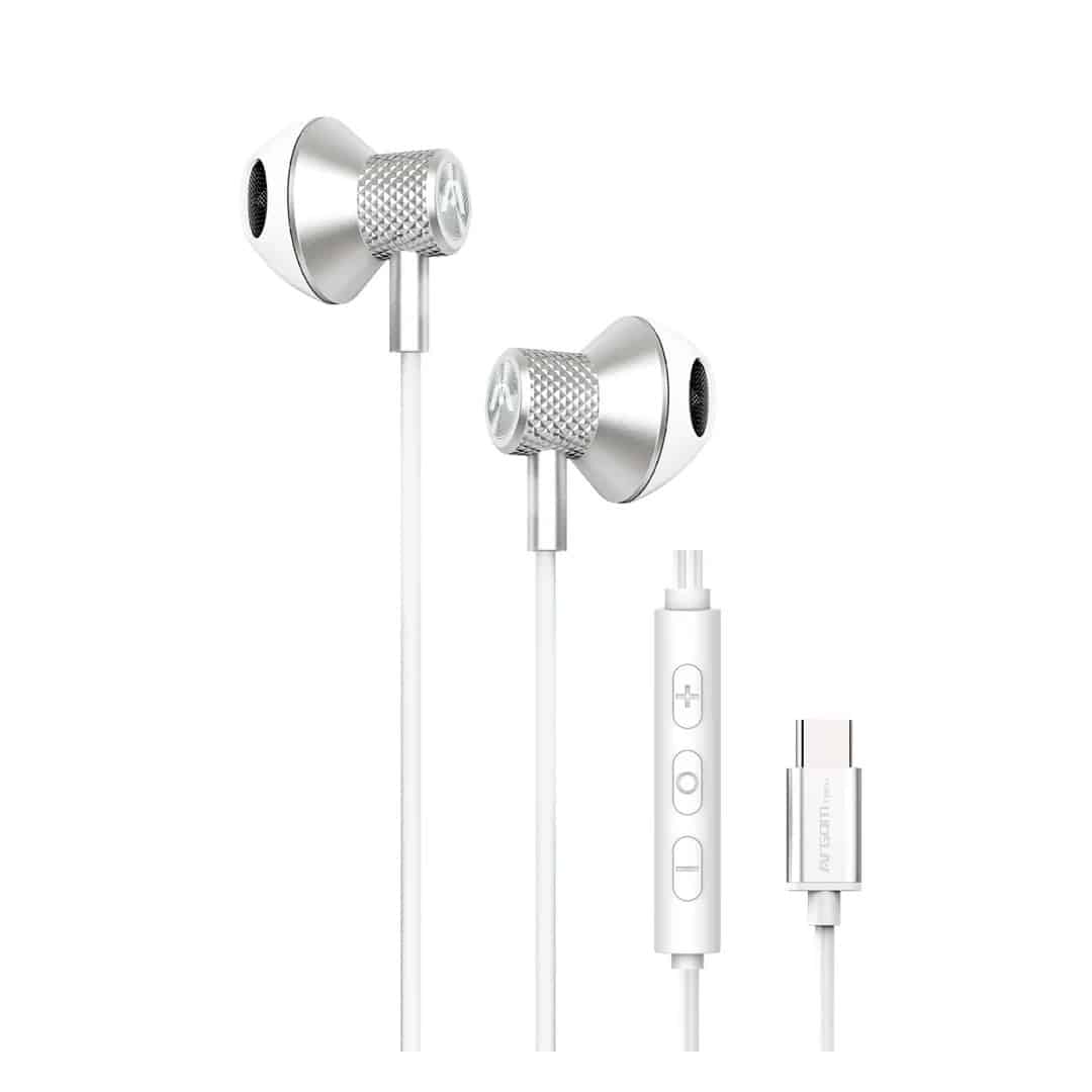 Argom Tech Auriculares con cable tipo C Ultimate Sound Aura ARG-HS-2032WT Blanco (1) Argom Tech Auriculares con cable tipo C Ultimate Sound Aura ARG-HS-2032WT Blanco (2)
