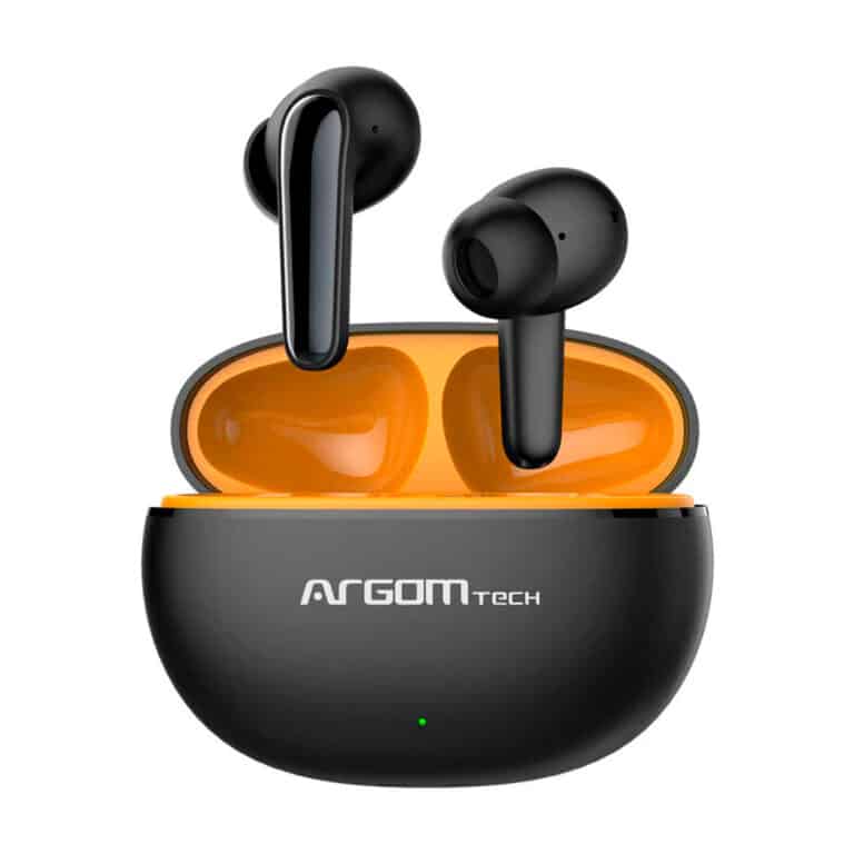 Argom Tech Auriculares inalámbricos estéreo Bluetooth SkeiPods E21 ARG-HS-5021WT White (1)