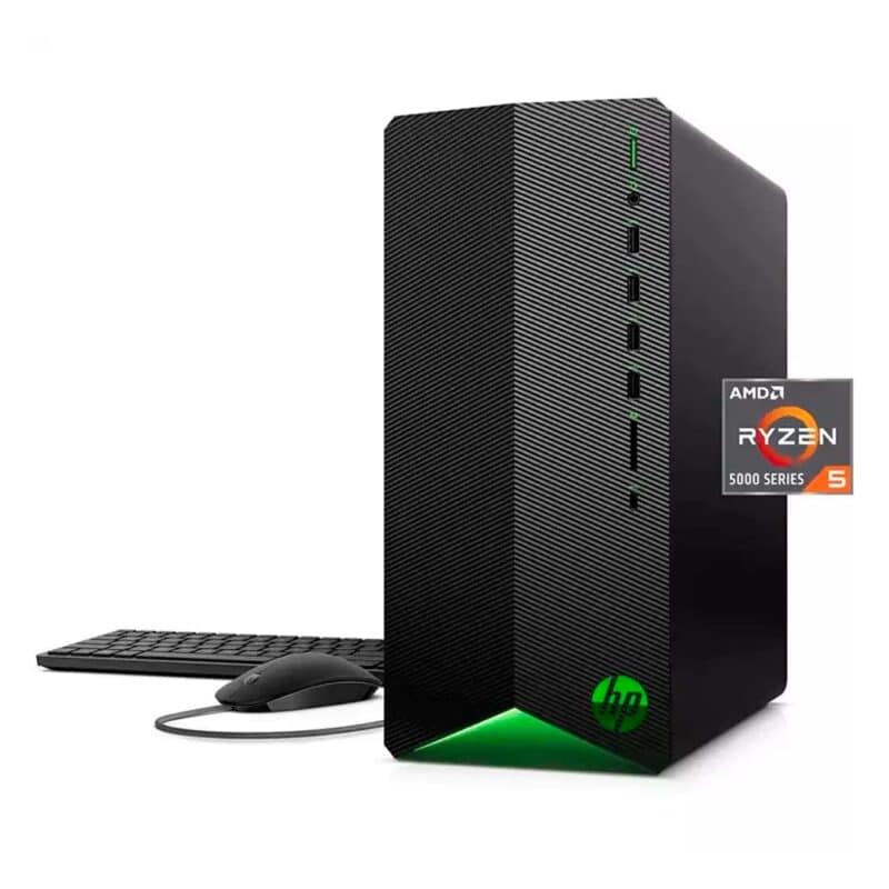 Hp. TG01-2003w. AMD Ryzen 5-5600G. 8GB. 256GB SSD. AMD Radeon RX 5500 4GB. Teclado+Mouse
