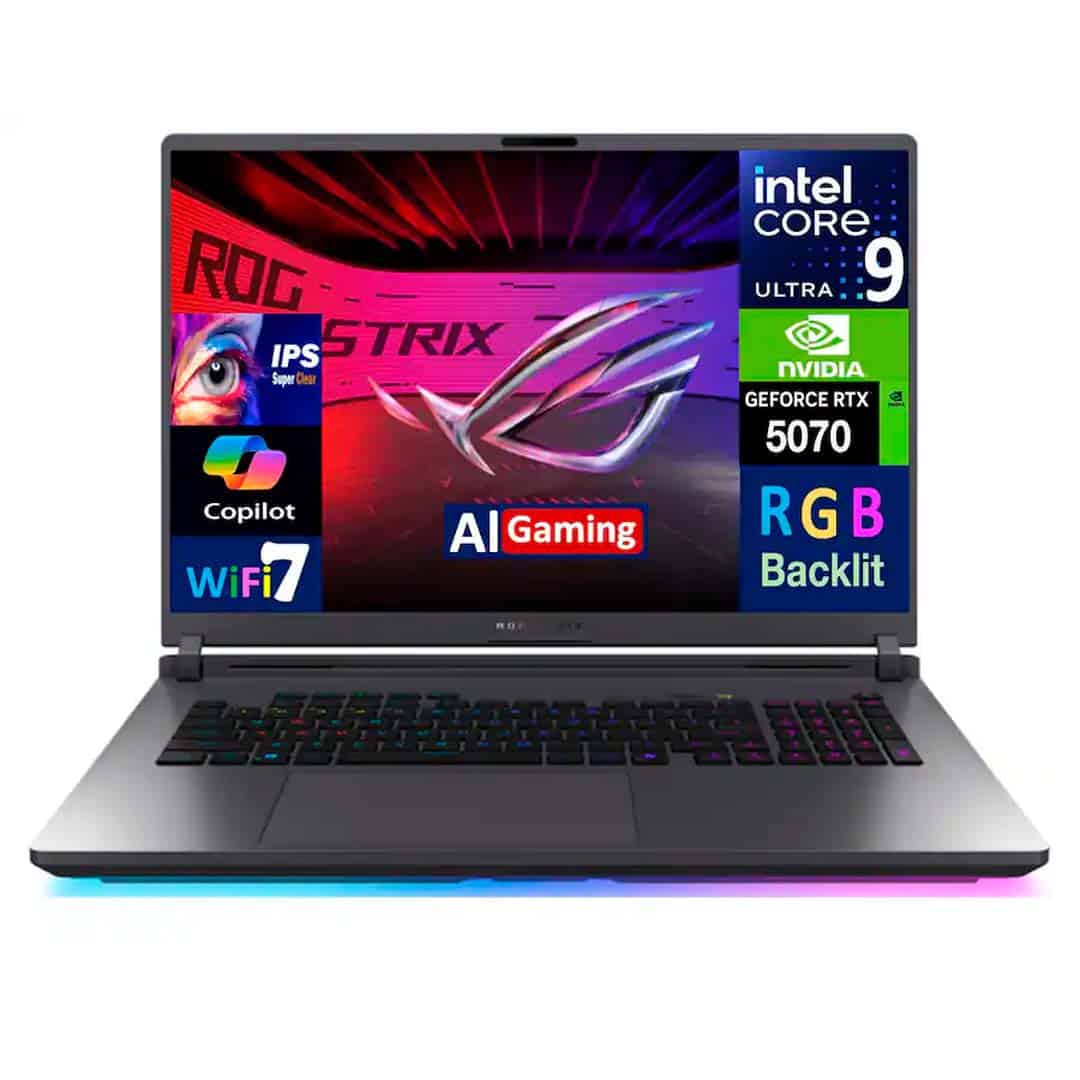 Laptop Asus ROG Strix G18 G815LP-IS96 – 18” / Intel Core Ultra 9 275HX / 32GB / 1TB SSD / NVIDIA RTX 5070 8GB / W11 Laptop Asus ROG Strix G18 G815LP-IS96 – 18” / Intel Core Ultra 9 275HX / 32GB / 1TB SSD / NVIDIA RTX 5070 8GB / W11