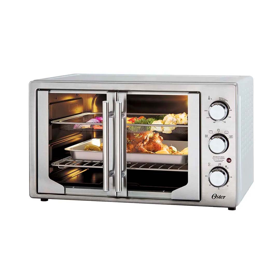 Oster Horno Electrico con Funcion Freidora de Aire TSSTTVFDDG Acero Inoxidable (1) Oster Horno Electrico con Funcion Freidora de Aire TSSTTVFDDG Acero Inoxidable (1)