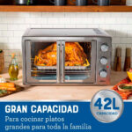 Oster Horno Electrico con Funcion Freidora de Aire TSSTTVFDDG Acero Inoxidable (1)
