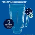 Oster Licuadora Cromada 2 Velocidades Vaso Vidrio OST-465015 (1)