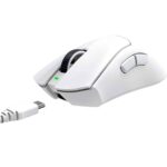Razer DeathAdder V3 Pro (RZ01-04630200-R3U1), Ergonomic Wireless Gaming Mouse, White Edition (1)