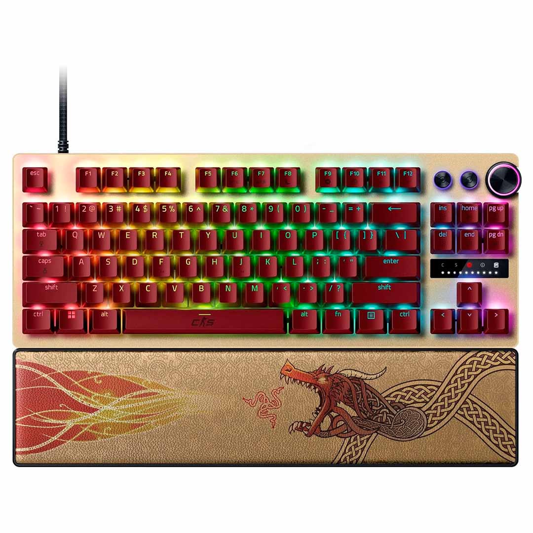 Razer Huntsman V3 Pro Tenkeyless (RZ03-04982100-R3M1) Counter-Strike 2 Dragon Lore Analog Optical Esports Keyboard (1) Razer Huntsman V3 Pro Tenkeyless (RZ03-04982100-R3M1) Counter-Strike 2 Dragon Lore Analog Optical Esports Keyboard (1)