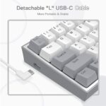 Redragon Fizz Pro K616-RGB, Grey White (1)