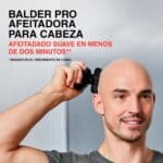 Remington Afeitadora Eléctrica de Cabeza para Hombre Balder PRO XR7001, 5 Cabezales, Cuchillas Flexibles (1)