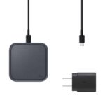 Samsung Super Fast Wireless Charger (with Adapter and Cable) EP-P2400, Dark Gray (1)