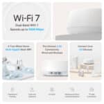 TP-Link Deco BE25 (2-Pack) BE5000, Whole Home Mesh Wi-Fi 7 System (1)