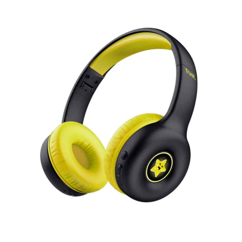 Trust Wireless Kids Headphones BlackYellow (25405)