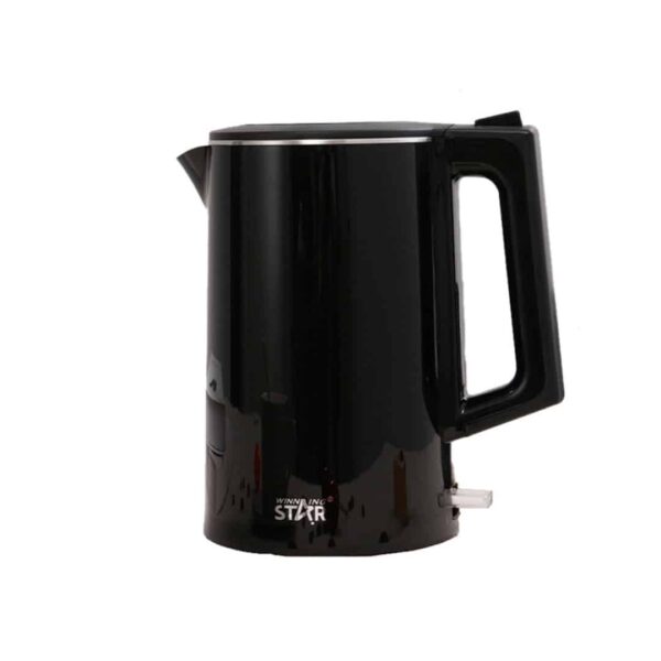WINNINGSTAR Tetera de Plastico 1.7L ST-2061, Negro