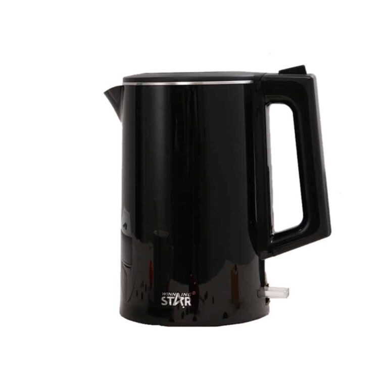WINNINGSTAR Tetera de Plastico 1.7L ST-2061, Negro