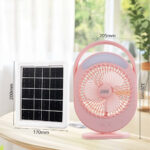 WINNINGSTAR Ventilador Recargable de MesaPanel Sola (2)