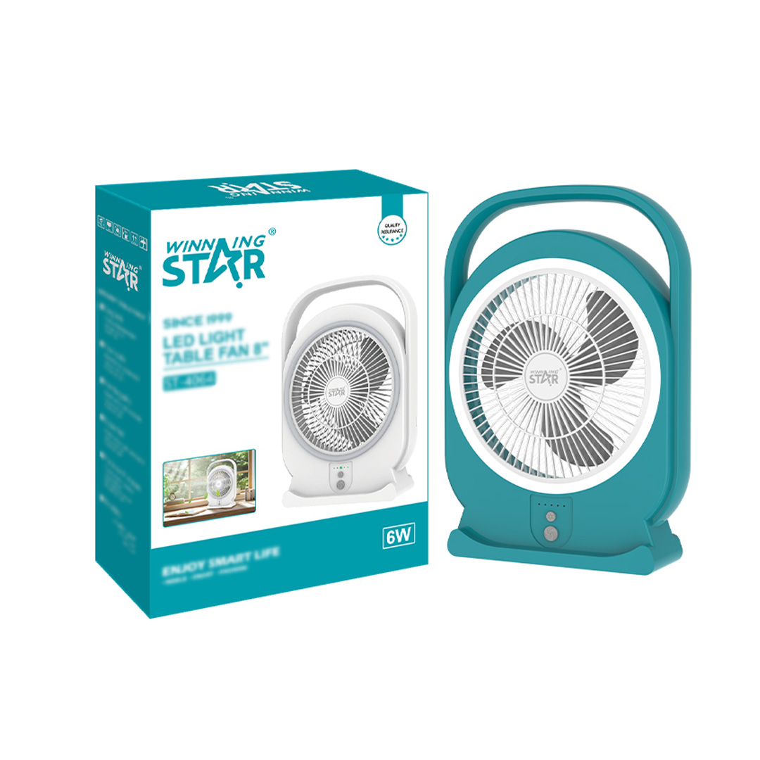 WINNINGSTAR Ventilador de Mesa con Luz LED 8 WINNINGSTAR Ventilador de Mesa con Luz LED 8 (2)