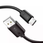1HORA 1M Cable Micro 2.1A de Carga y Datos CAB236, NegroBlack (1)